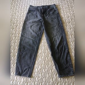 GAP high rise barrel jean